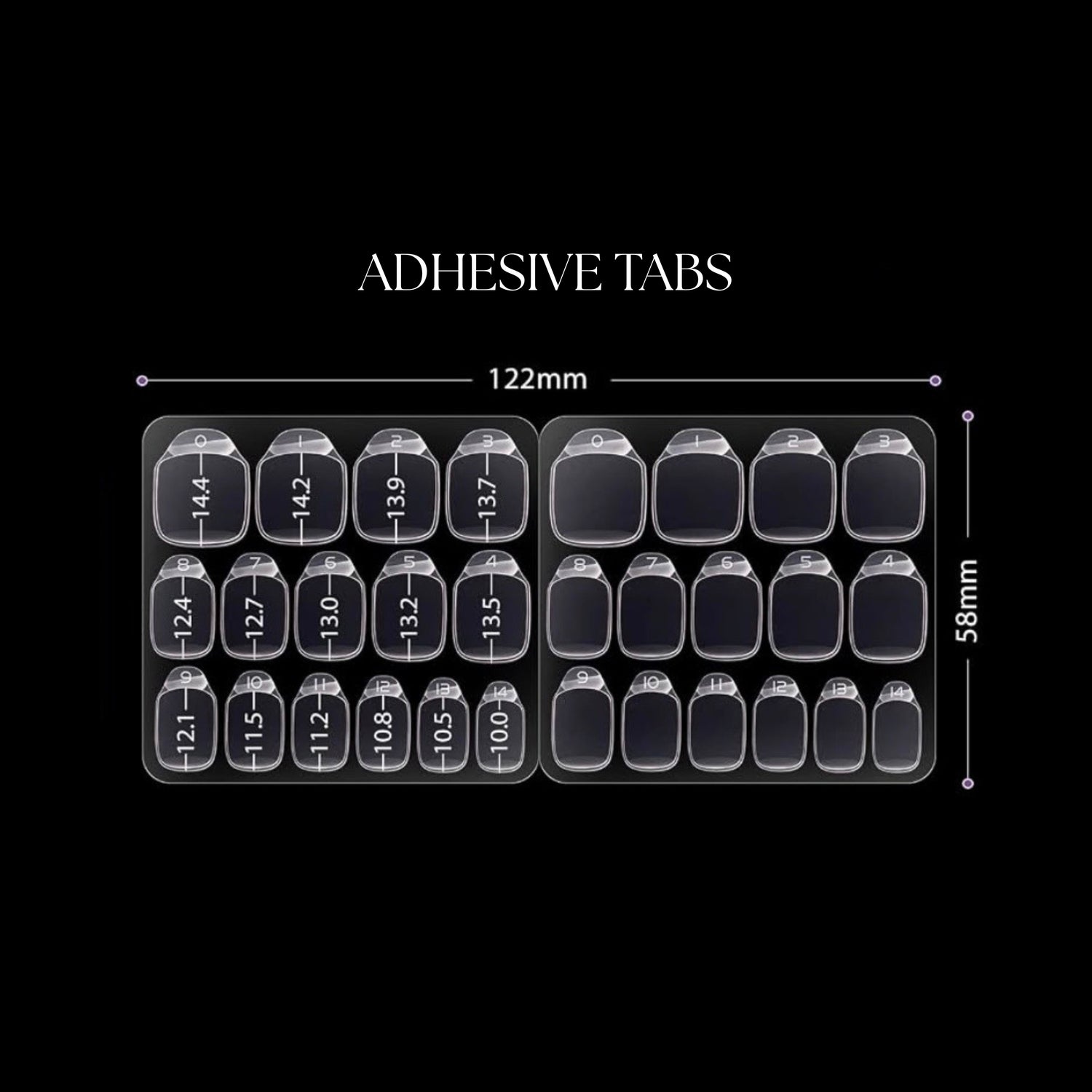 Adhesive Tabs - 4 Pack