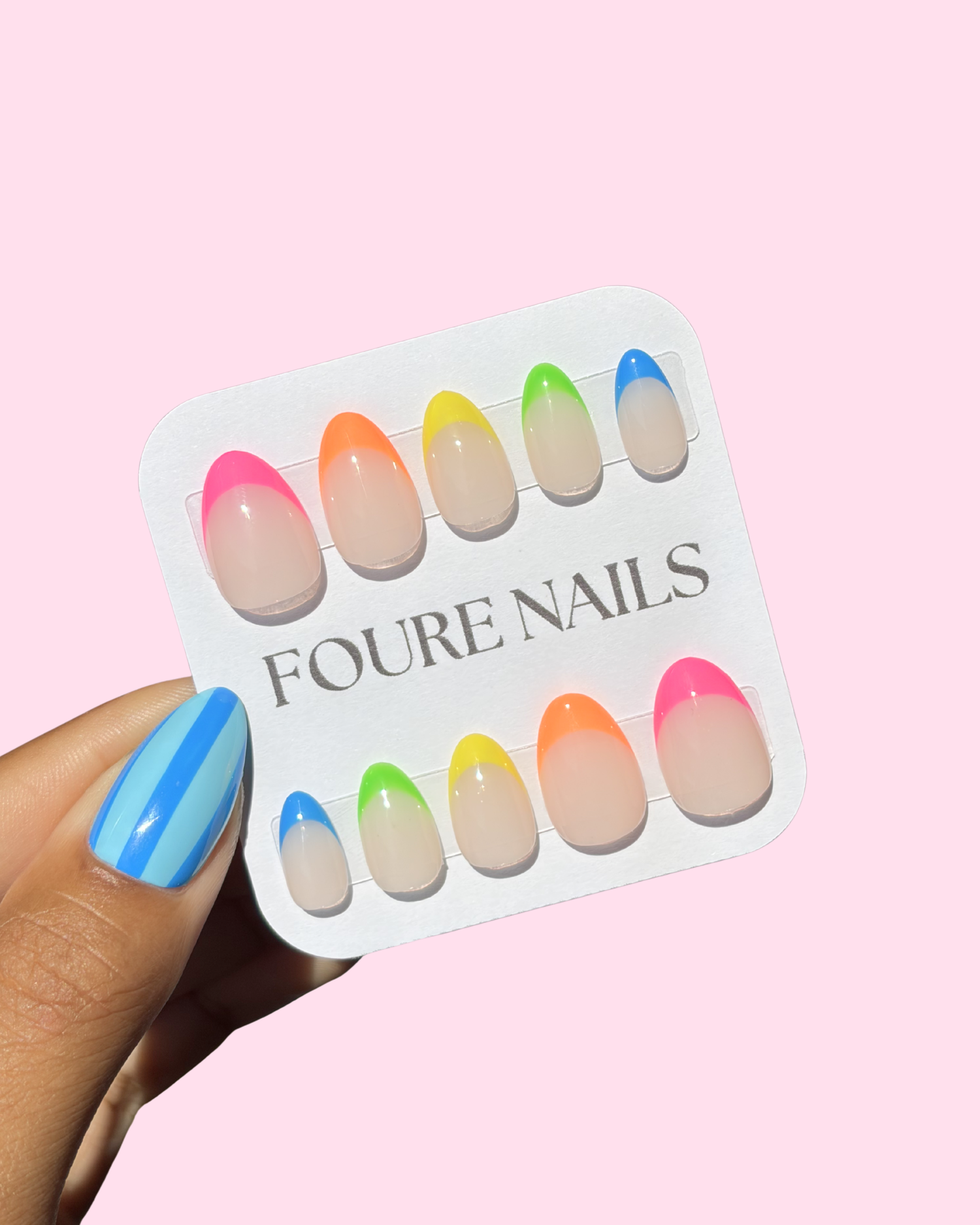 Rainbow French - Hand Painted